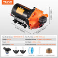 VEVOR Diaphragm Pump 5GPM 5-Chamber Water Pump Pressure Switch