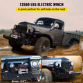 12V 13500Lb Electric Winch 6125kg Truck Recovery Remote Control