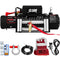 Devanti 12V Electric Winch 13500lb Steel Cable Wireless Remote