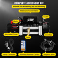 Devanti 12V Electric Winch 13500lb Steel Cable Wireless Remote