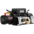 Devanti 12V Electric Winch 13500lb Steel Cable Wireless Remote