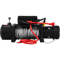 Devanti 12V Electric Winch 13500lb Steel Cable Wireless Remote