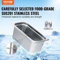 VEVOR 8x 1/3 Size Hotel Pans Stainless Steel 6 Inch Deep Lids