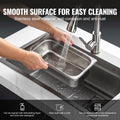 VEVOR 8x 1/3 Size Hotel Pans Stainless Steel 6 Inch Deep Lids