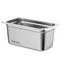 VEVOR 8x 1/3 Size Hotel Pans Stainless Steel 6 Inch Deep Lids