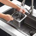 VEVOR 6x Hotel Pans 1/6 Size 150mm Deep Stainless Steel Steam Pan