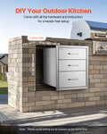 Outdoor Kitchen BBQ Drawers 18x23