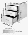 Outdoor Kitchen BBQ Drawers 18x23