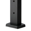 Cable Railing Post, 106.7x2.5x5 cm Level Deck Stair Posts, 1-Pack Stainless Steel Cable Handrail Post, Pre-Drilled Pickets with Mounting Bracket Stair Railing Kit, Black, 1JZLGZXHS1063GGTD001V0