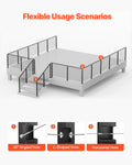 Stainless Steel Cable Railing Post 106.7cm Black Deck Stair Handrail 1