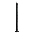 Cable Railing Post 91.4cm Stainless Steel Horizontal Hole Black