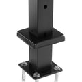 Cable Railing Post 91.4cm Stainless Steel Horizontal Hole Black