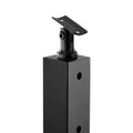 Cable Railing Post 91.4cm Stainless Steel Horizontal Hole Black