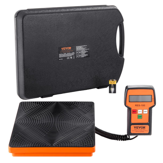 Refrigerant Scale 220LBS HVAC Charging Recovery Digital Remote Case