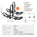 Kayak Roof Rack 1 Pair J-Bar, Soft Roof Rack, Top Mount Tie Down, Carrier for kayak, Surf Board, Canoe, SUP, Ski Board, Mount on Car, SUV, Truck, 2 Kayaks