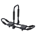 Kayak Roof Rack 1 Pair J-Bar, Soft Roof Rack, Top Mount Tie Down, Carrier for kayak, Surf Board, Canoe, SUP, Ski Board, Mount on Car, SUV, Truck, 2 Kayaks