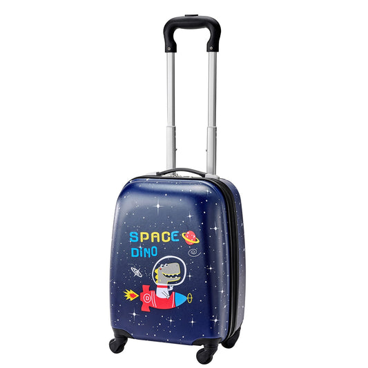 Kids Luggage Set 2 Piece 45.7cm Hardside Suitcase Backpack Dinosaur