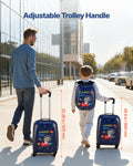 Kids Luggage Set 2 Piece 45.7cm Hardside Suitcase Backpack Dinosaur
