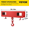 Forklift Lifting Hook 6000 LBS Capacity Swivel Mobile Crane