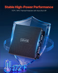 Car Audio Amplifier 2-Channel 600W Bridgeable Class AB Stereo