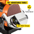 Belt Sander 300W 1x30 Inch Electric Belt & Disc Variable Speed