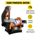 Belt Sander 300W 1x30 Inch Electric Belt & Disc Variable Speed