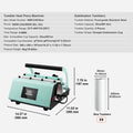 Tumbler Heat Press Machine and Sublimation Tumblers, Tumbler Press Set with 8pcs 20OZ Blank Tumblers, Mug Press Cup Press for 11-30oz Tumblers Mug, with Heat Transfer Paper, Gloves, Tape