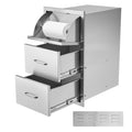 Cefito Raised Toilet Seat Stainless Steel 76x43cm Triple Drawer