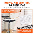 30 Note Glockenspiel Xylophone Kit with Stand Mallets Music Stand