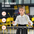 32 Note Glockenspiel Xylophone Kit with Stand Mallets Music Stand