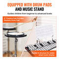 32 Note Glockenspiel Xylophone Kit with Stand Mallets Music Stand