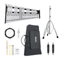 32 Note Glockenspiel Xylophone Kit with Stand Mallets Music Stand