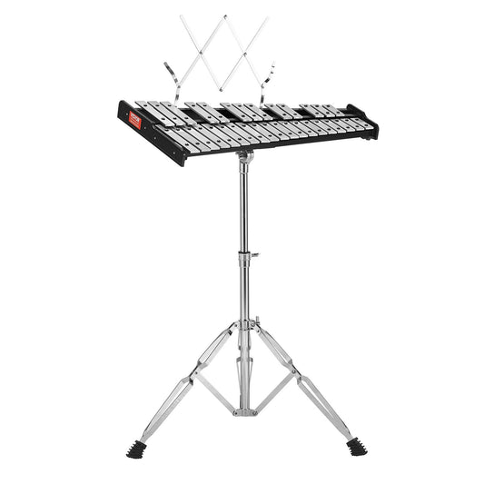 32 Note Glockenspiel Xylophone with Stand, Mallets & Bag