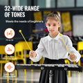 32 Note Glockenspiel Xylophone with Stand, Mallets & Bag