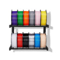 Wall Mount Filament Storage Rack 2-Tier Shelf 3D Printer Holder