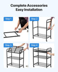 3D Printer Filament Storage Rack 3 Tier Rolling Shelf Spool Holder