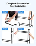 3D Printer Filament Storage Rack 4 Tier Rolling Shelf with Wheels