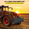 Skid Steer Loader 3 Point Attachment Adapter Hitch Trailer