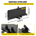 Skid Steer Loader 3 Point Attachment Adapter Hitch Trailer