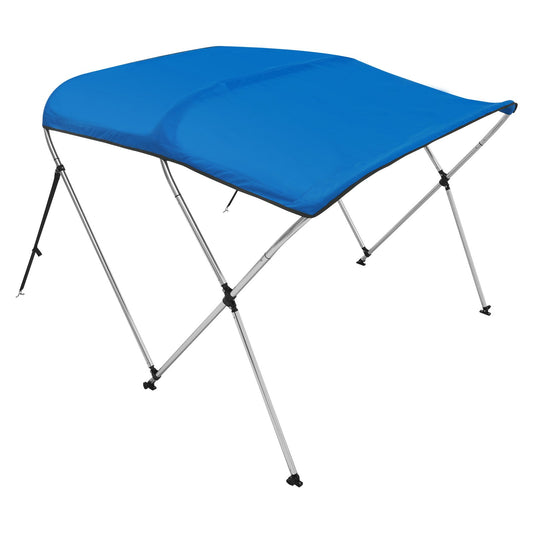 3 Bow Bimini Top Boat Cover 6'L 900D Polyester Pacific Blue