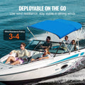 3 Bow Bimini Top Boat Cover 900D 6'L 61-66
