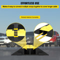 3pc Cable Rubber Cord Protector Ramp 11000lbs Heavy Duty