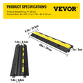 3pc Cable Rubber Cord Protector Ramp 11000lbs Heavy Duty