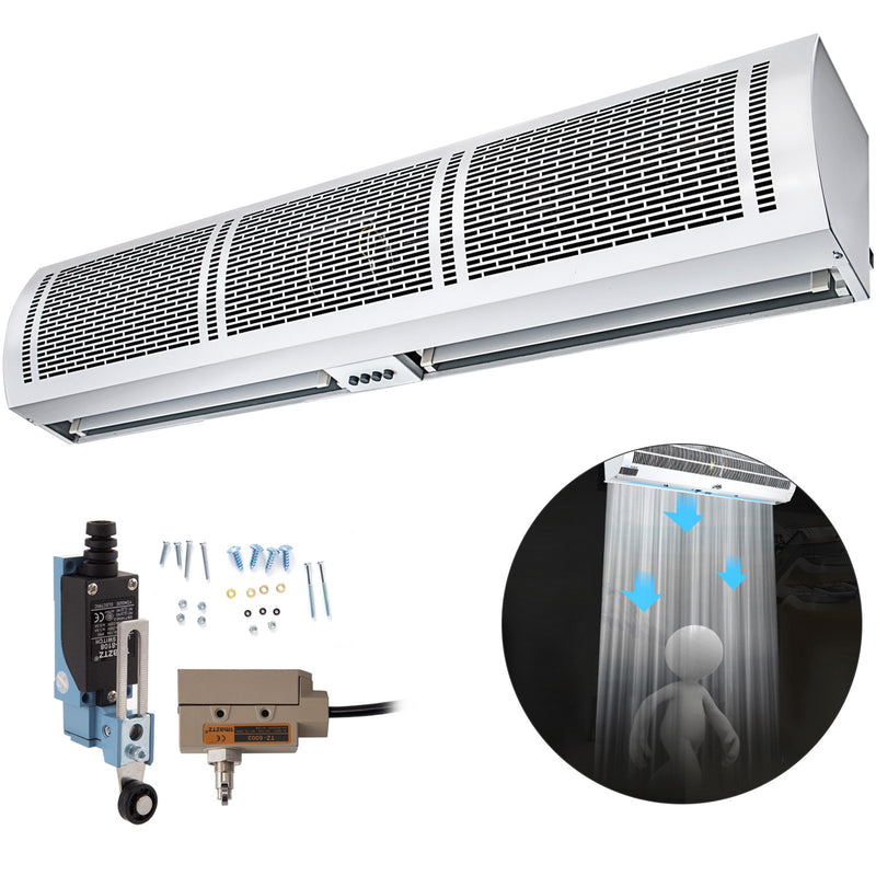 Air Curtain 900mm Electric Door 3 Speed Limit Switch Commercial