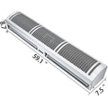 Air Curtain Door 60 Inch Commercial 3 Speed Electric