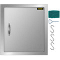 VEVOR Outdoor BBQ Door 46x51cm Stainless Steel Single Access
