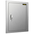 VEVOR Outdoor BBQ Door 46x51cm Stainless Steel Single Access