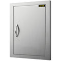 VEVOR Outdoor BBQ Door 46x51cm Stainless Steel Single Access