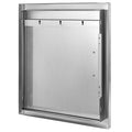 VEVOR Outdoor BBQ Door 46x51cm Stainless Steel Single Access