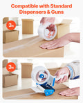 Packing Tape 18 Rolls 65 Yards 2.7 Mil Heavy Duty Clear